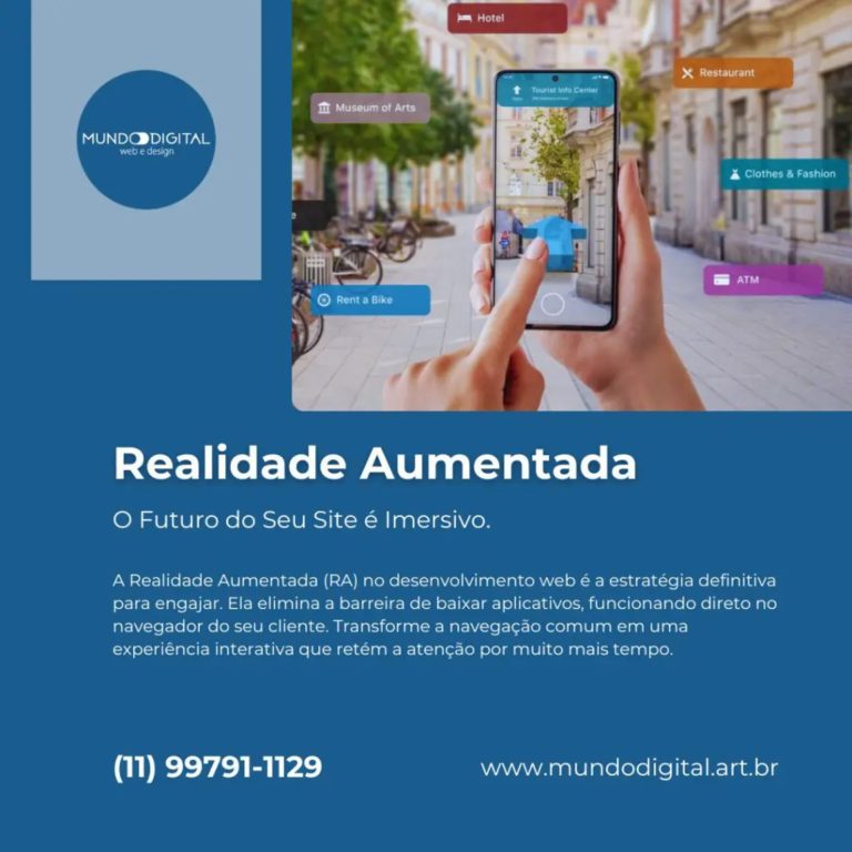 Realidade Aumentada: O Futuro do Seu Site é Imersivo