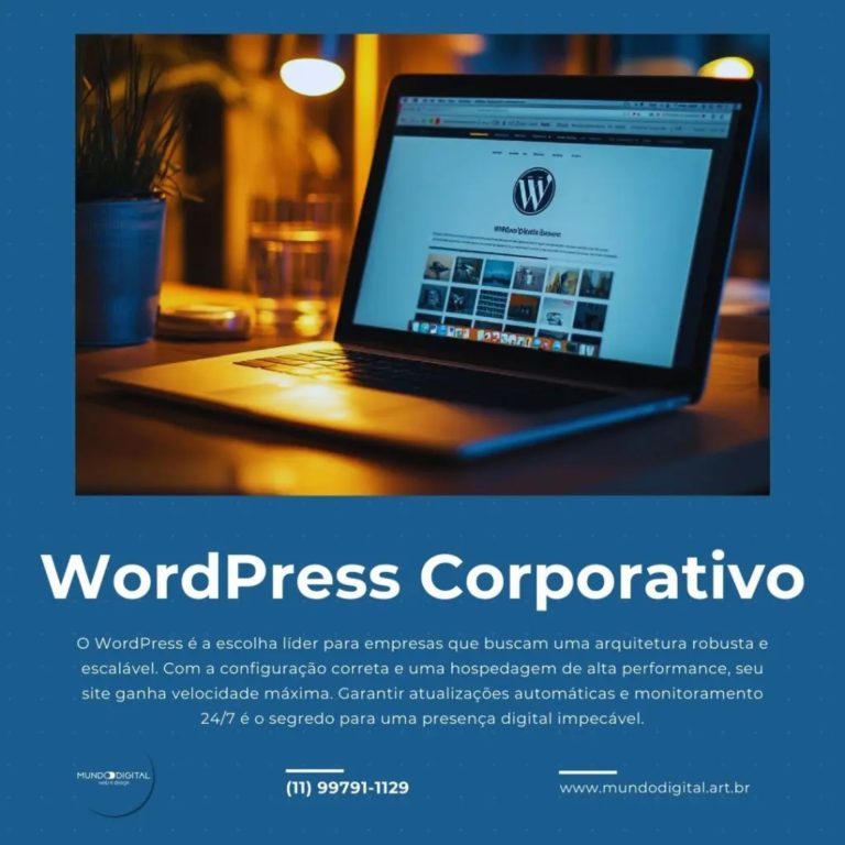 WordPress Corporativo: Potência, Segurança e Performance Total