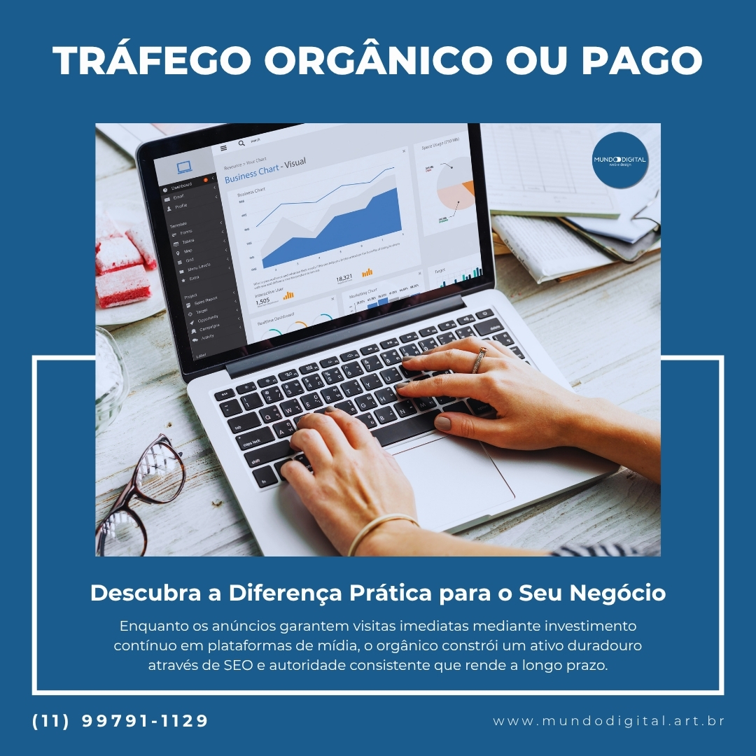 trafego organico pago